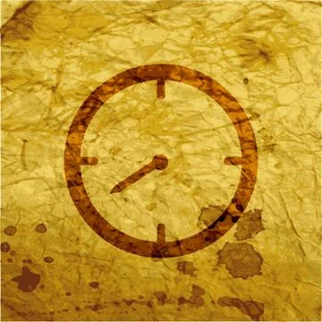 Timer icon symbol Flat modern web design with long shadow and space for your  스톡 일러스트