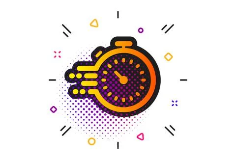 Timer icon. Time management sign. Stopwatch. Vector Stock Illustration