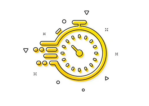 Timer icon. Time management sign. Stopwatch. Vector 스톡 일러스트