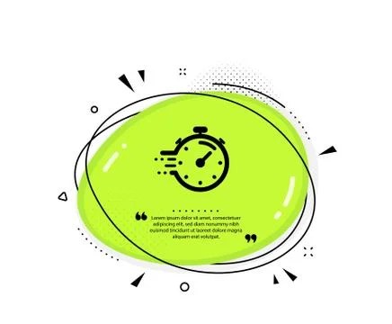 Timer icon. Time management sign. Stopwatch. Vector Stock Illustration