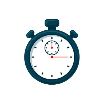 Timer icon. Vector stopwatch illustration - speed measurement tool Stock Illustration