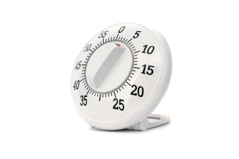 Timer isolated on white Stock Photos