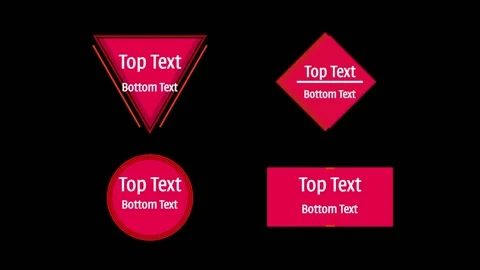 Timer Line Shapes Lower Thirds After Effects stock