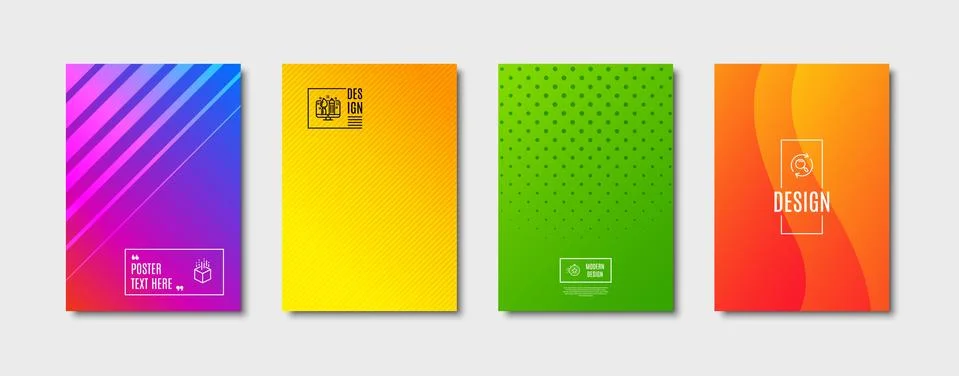 Timer, Search and Augmented reality icons set. Creative design sign. Vector 스톡 일러스트