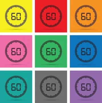 Timer set Stock Illustration