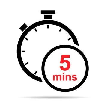 Timer sport icon shadow, stopwatch digital graphic symbol, time circle sign v Stock Illustration