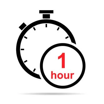 Timer sport icon shadow, stopwatch digital graphic symbol, time circle sign v Stock Illustration