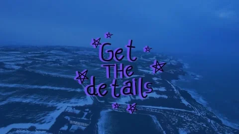 Timer starting centering 'Get Details' with stars cycling colors to highlight Stock Footage 326974814