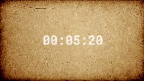 Timer on textured background Vidéo 308245861