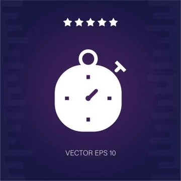 Timer vector icon Stock Illustration