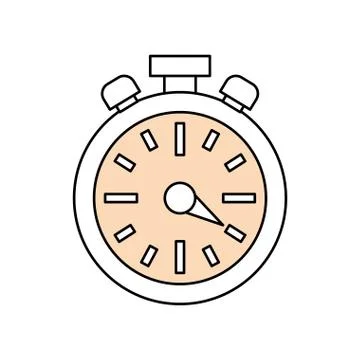 Timer watch symbol 스톡 일러스트
