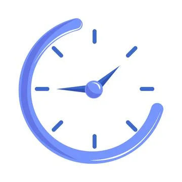 Timer on white background Stockillustratie