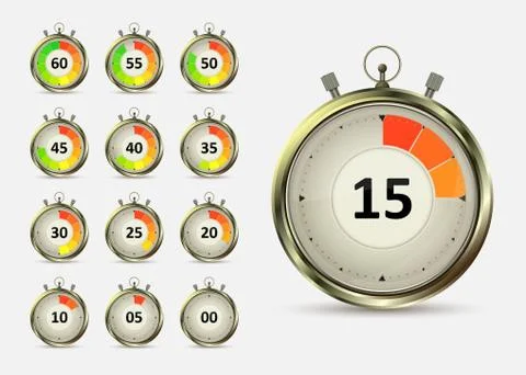 Timers Stock Illustration