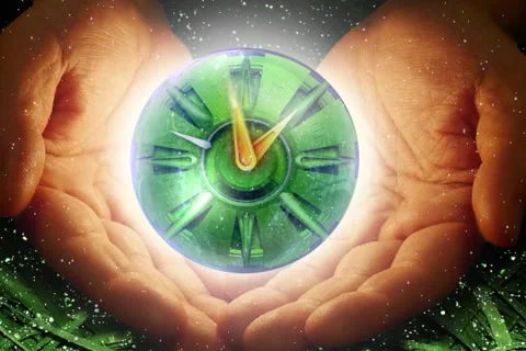 Times Clock Stock Footage 1848392