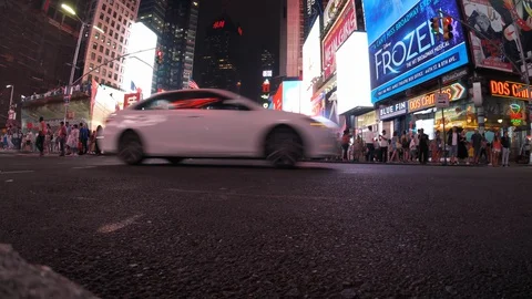 Times Sqaure Timelapse Stock Footage 129459538