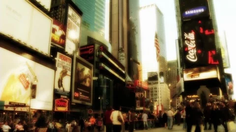 Times Square 4 Stockbeeldmateriaal 8533834