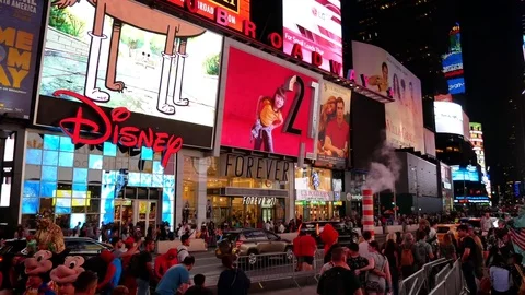 Times Square buildings Stock Footage 82909580