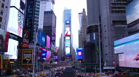 Times Square Day Vídeo Stock 39810080