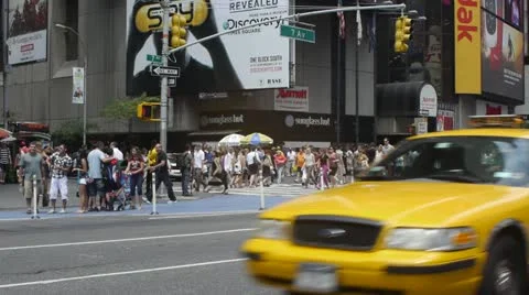 Times Square Stock Footage 11453026