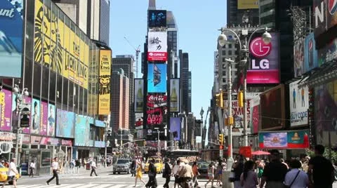 Times Square Stock Footage