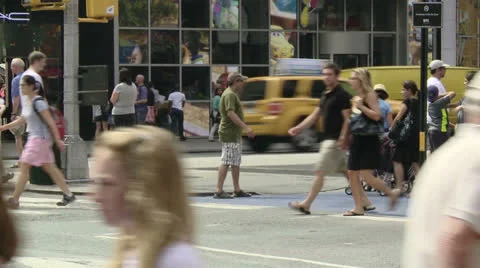 Times Square Stock Footage 22785985
