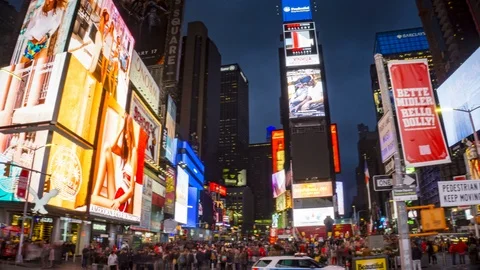 Times Square 動画素材 85856243