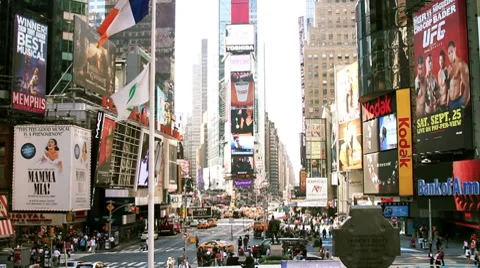 Times Square HD Stock Footage 8523153