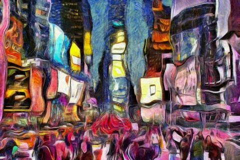 Times Square Illustrazione stock