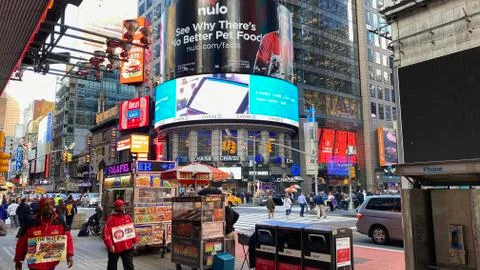 Times Square intersection Stock-Fotos
