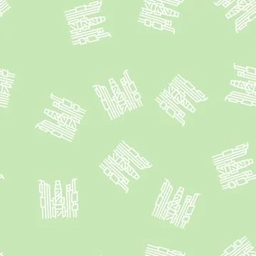 Times square line seamless pattern Stock Illustration