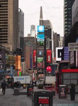 Times Square in Manhattan Stock Photos