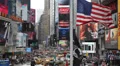 Times Square New York City Ads Billboard Neon LCD Advertising Sign Advertisement HD Footage