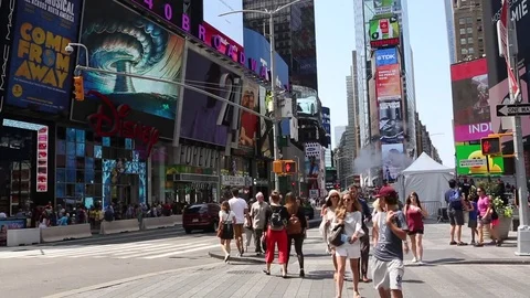 Times Square in New York City | Stock Video | Pond5