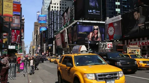 Times Square, New York - Time Lapse Stock Footage 37938963