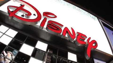 Times Square at night 스톡 동영상 48070925