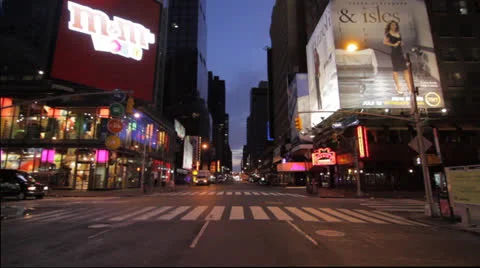 TIMES SQUARE NY # 3 Stock Footage 25659552