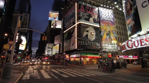 TIMES SQUARE NY Stock Footage 25672115