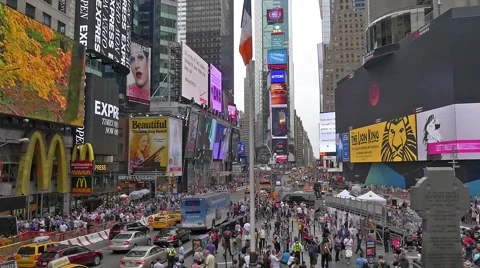 Times square, ny Video stock 54806822