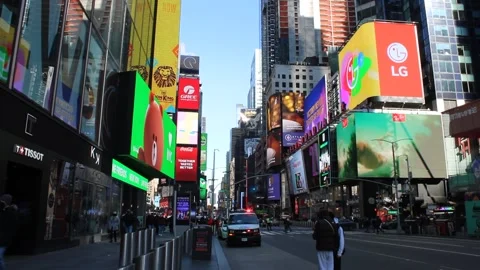 Times Square NYC Video stock 170168178