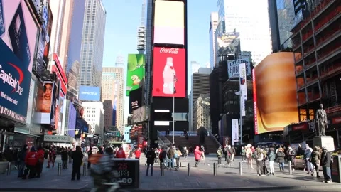 Times Square NYC Video stock 170168258