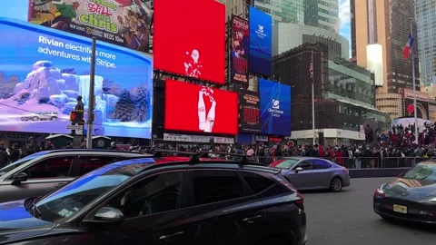 Times Square in NYC Stock Footage 310616511