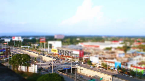 Times Square Tilt Shift Timelapse Stock Footage 36242055