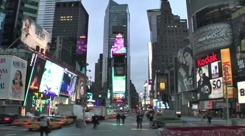 Times Square Time Lapse 動画素材 2640050