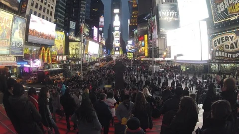 Times Square Timelapse 01 Stock Footage 108941805