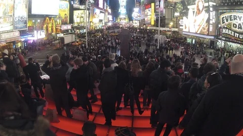Times Square Timelapse 02 Stock Footage 108941817