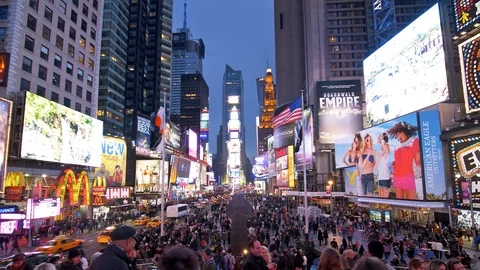 Times Square Timelapse 03 Stock Footage 108941917