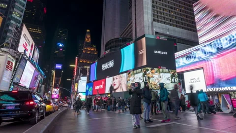 Times square - Timelapse 4k ProRes Stock Footage 157491314