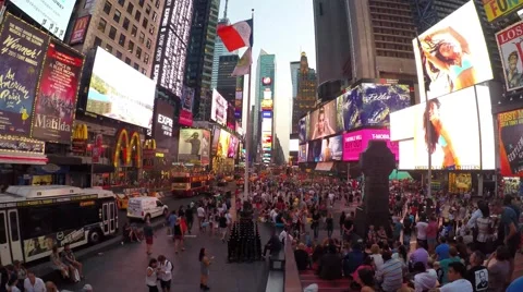 Times Square Timelapse Stock Footage 63655890