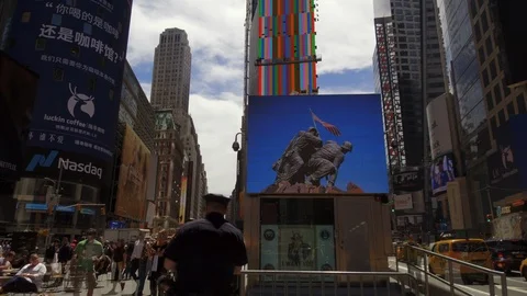 Times Square Timelapse Stock Footage 108550533