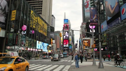 Times Square Timelapse Stock Footage 147244828